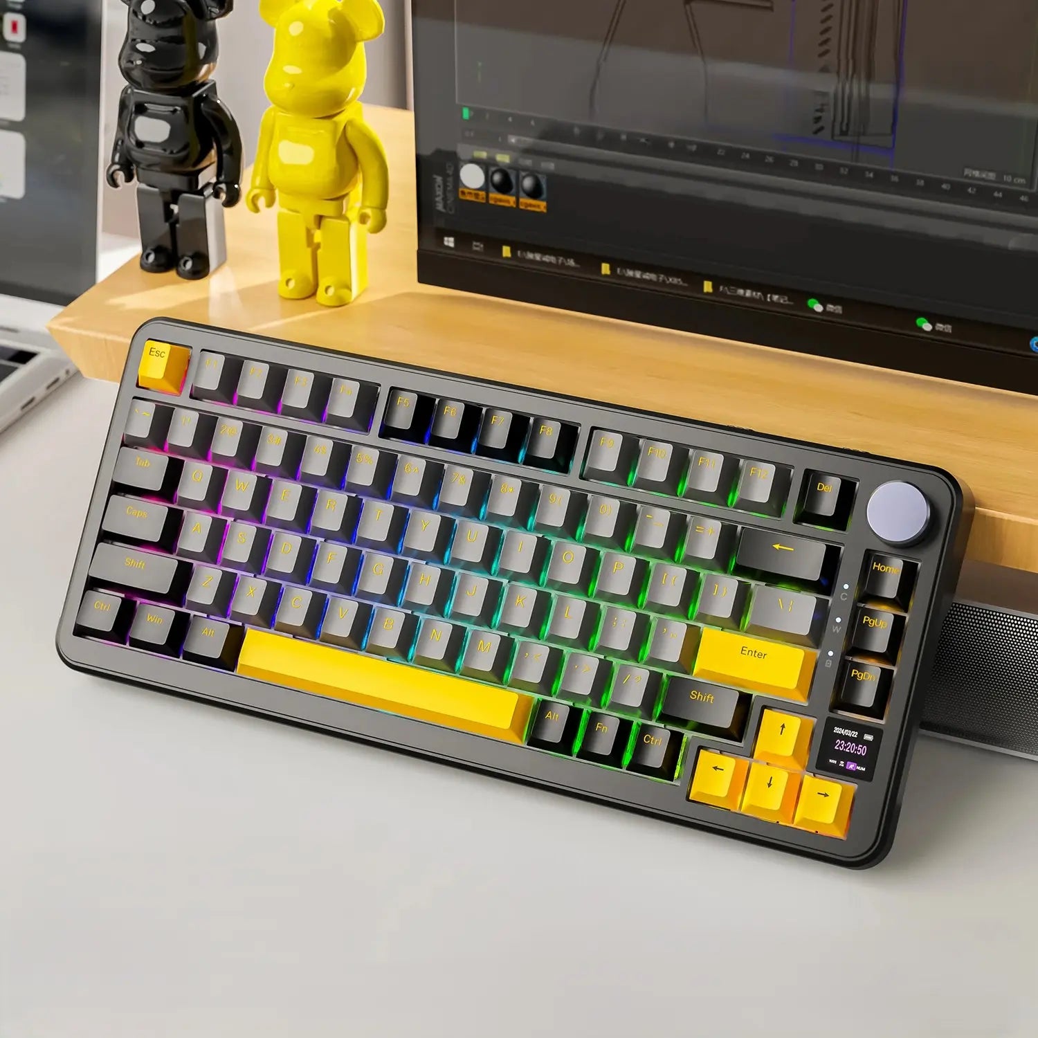 Teclado Mecânico X85PRO (Sem Fio 2.4Ghz)