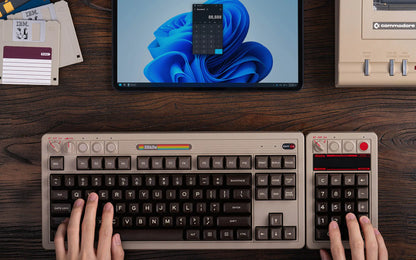 Teclado numérico retro (inalámbrico de 2,4 GHz)