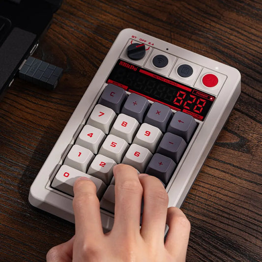 Teclado Numérico Retro (Sem fio 2.4Ghz)