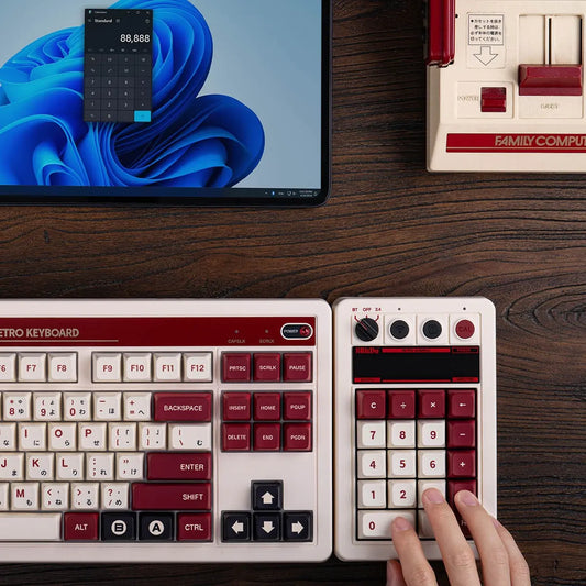 Teclado Numérico Retro (Sem fio 2.4Ghz)