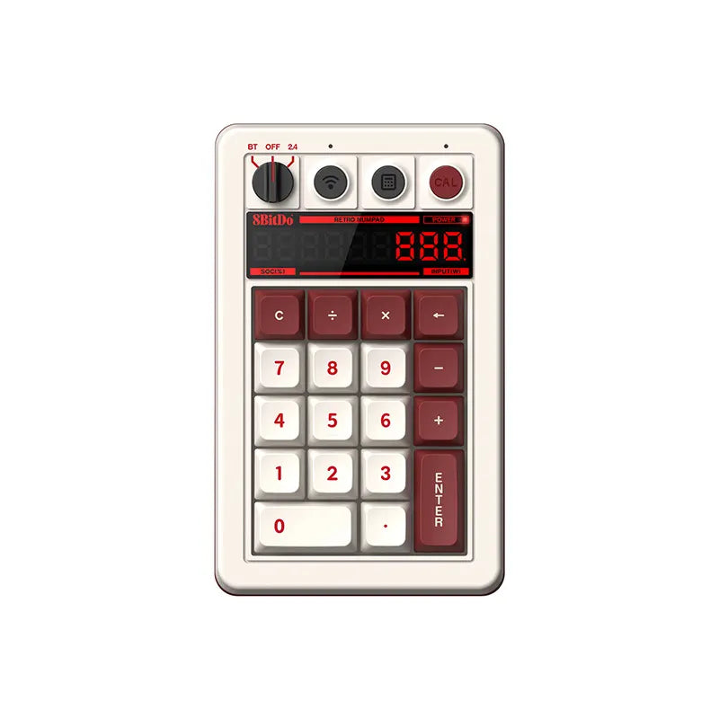 Teclado numérico retro (inalámbrico de 2,4 GHz)