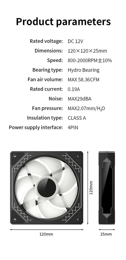 Ventoinha PRISM12025 120mm