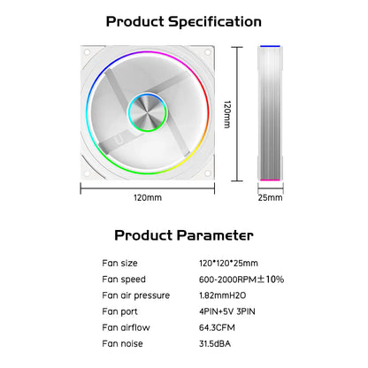 Transwarp 12 Fan (120mm)