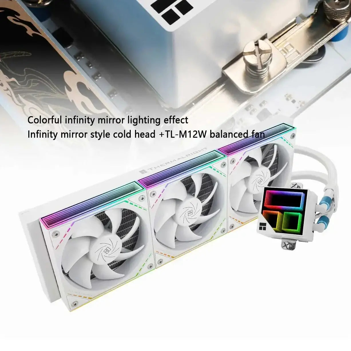 Watercooler Frozen Infinity 360 White