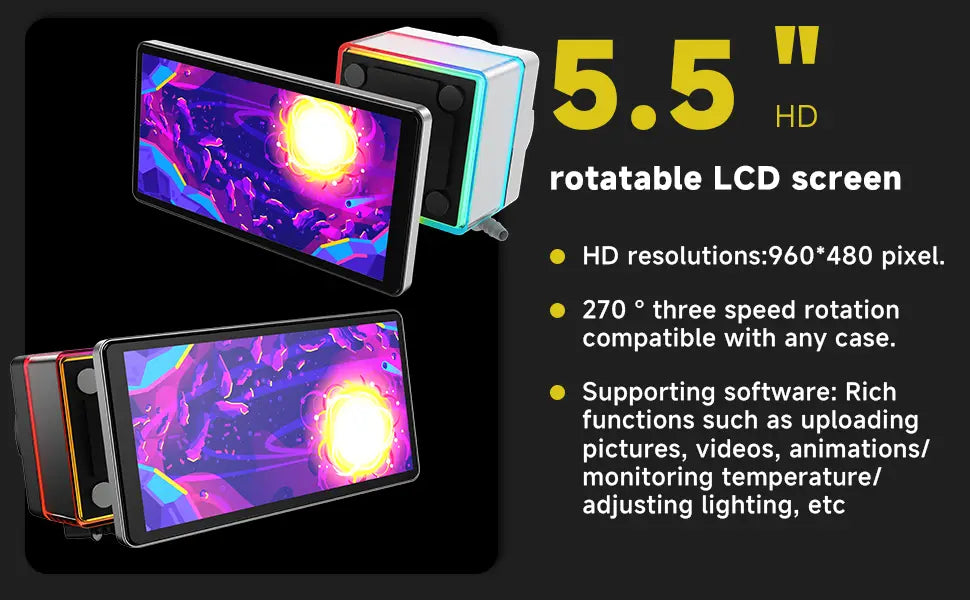 Watercooler Pro Flow 360 LCD (360mm)