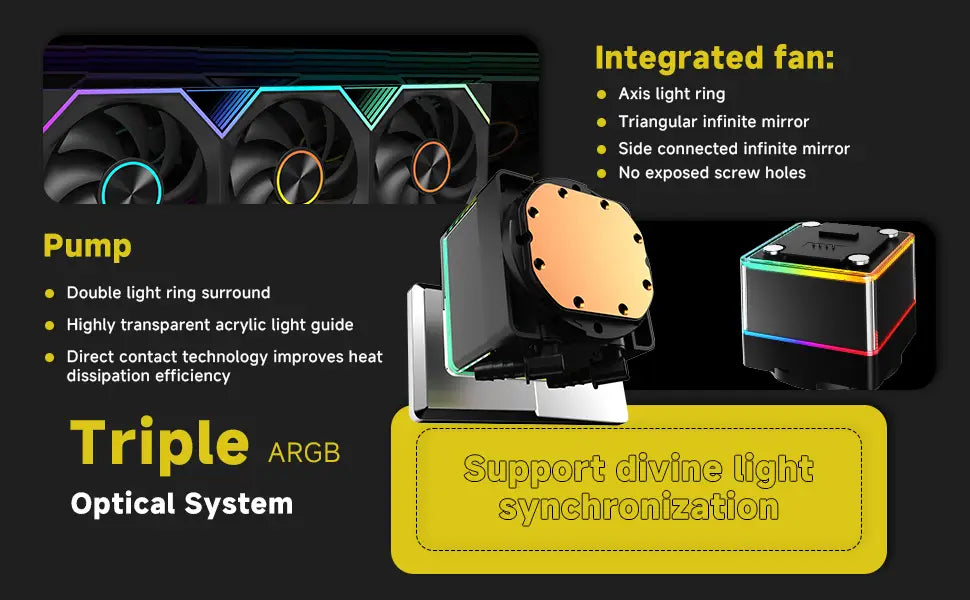 Watercooler Pro Flow 360 LCD (360mm)