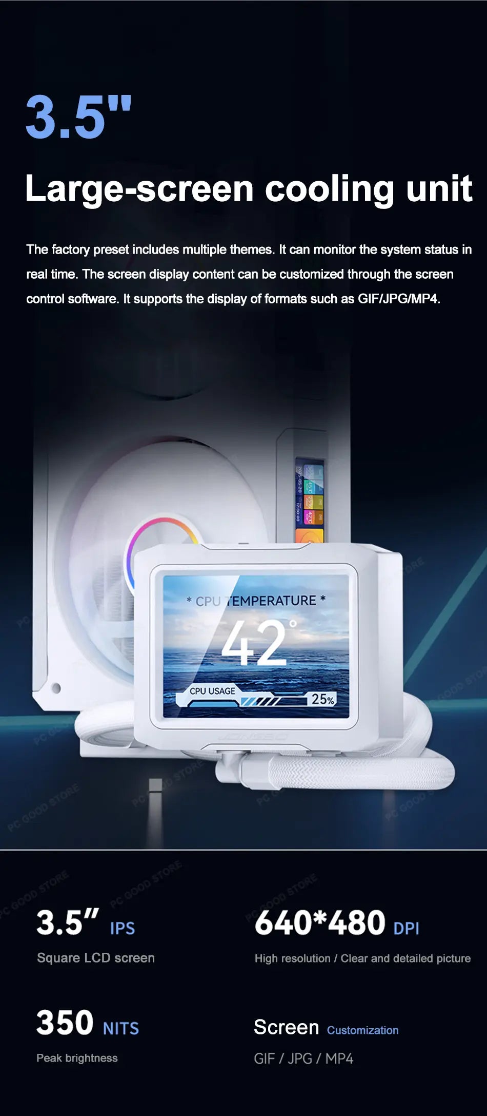 Watercooler TF3-360SC LCD (360mm)