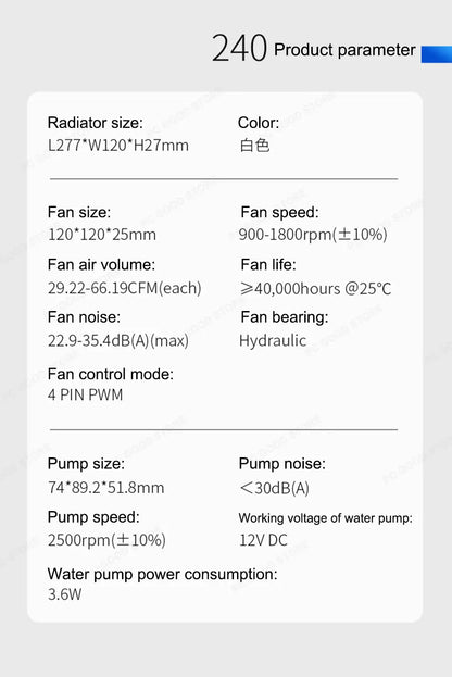 Watercooler TG-240 (240mm)