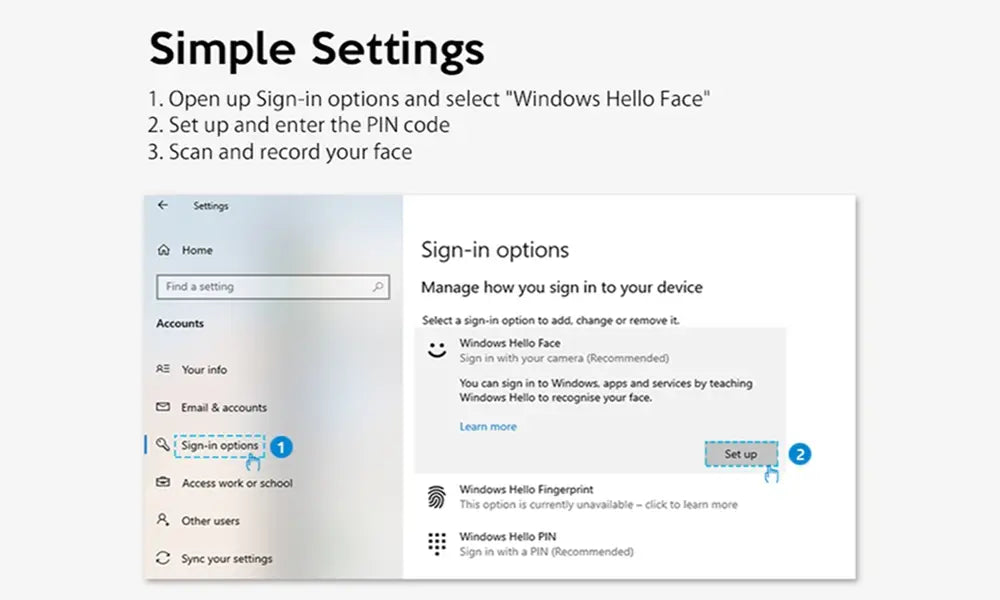2K QHD Webcam (Windows Hello)