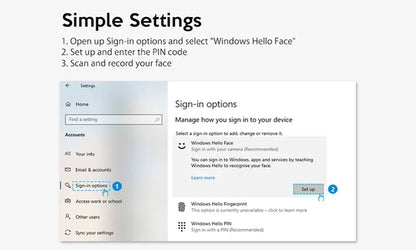 2K QHD Webcam (Windows Hello)