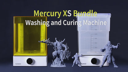 Máquina de Lavar e Curar 3D Mercury XS (Conjunto)