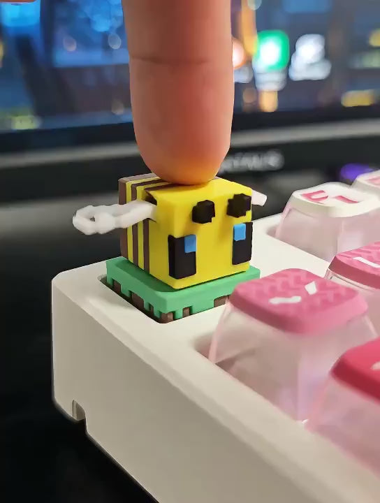 Keycap Abelhinha (Minecraft)