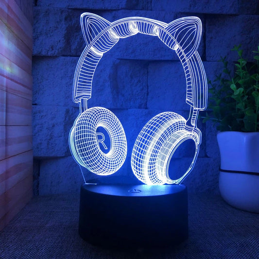 Luminária Holograma Gamer